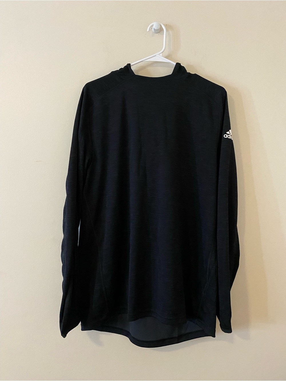 adidas Men’s Black Long-Sleeve Athletic Top